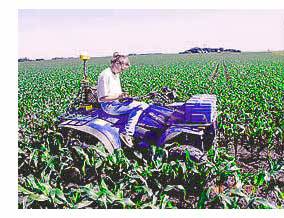 Tractor in Field